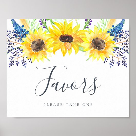 Poster Symbole de mariage Flowerfields (Devant)