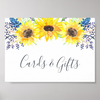 Poster Symbole de mariage Flowerfields Cartes et cadeaux