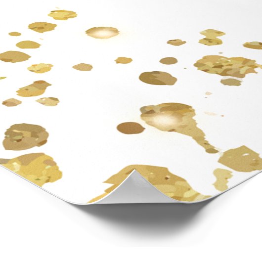 Poster Symbole de mariage romantique New York Destination (Coin)