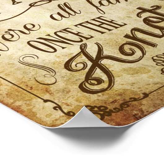 Poster Symbole de mariage vintage (Coin)