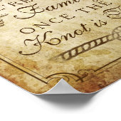 Poster Symbole de mariage vintage (Coin)