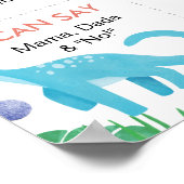 Poster Symbole de mon premier anniversaire 1 an (Coin)