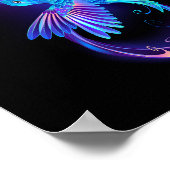 Poster Symbole de Neon Infinity par Glowing Hummingbird (Coin)