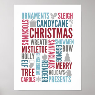 Poster Symbole de Noël