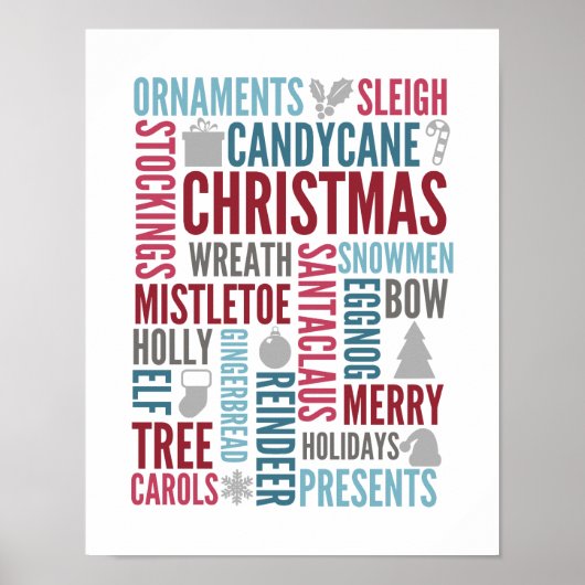 Poster Symbole de Noël (Devant)