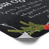 Poster Symbole de noël du café irlandais (Coin)