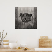 Poster Symbole de noix de caille et ravens (Cuisine)