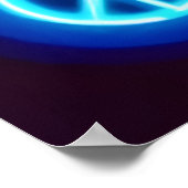 Poster Symbole de paix arc-en-ciel Art (Coin)