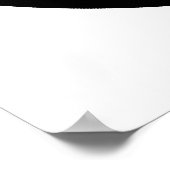 Poster Symbole de paix noir et blanc (Coin)