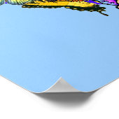 Poster Symbole de paix papillon (Coin)