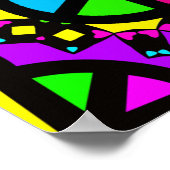 Poster Symbole de paix rétro (Coin)