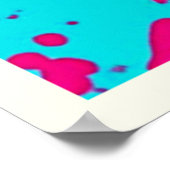 Poster SYMBOLE DE PAIX REtro-COLORÉ (Coin)