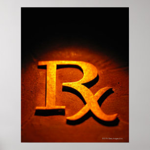 Poster Symbole de pharmacologie