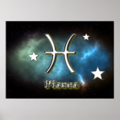 Poster Symbole de Pisces (Devant)