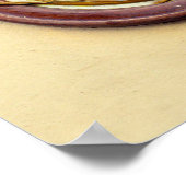 Poster Symbole de Pretzel couronné et Rose (Coin)