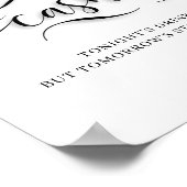 Poster Symbole de réception de mariage de la barre de cai (Coin)