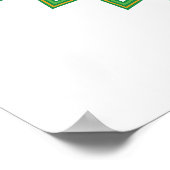 Poster SYMBOLE DE RECYCLAGE DE Médallion (Coin)