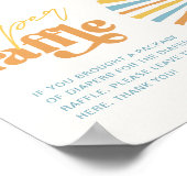 Poster SYMBOLE DE REQUÊTE Baby shower Sun (Coin)