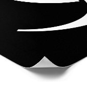 Poster Symbole de risque biologique (Coin)