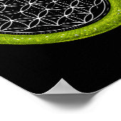 Poster Symbole de serpent Ouroboros (Coin)