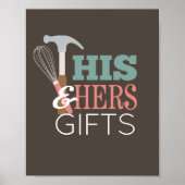 Poster Symbole de ses & Hers Hammer Whisk Couple Shofts (Devant)