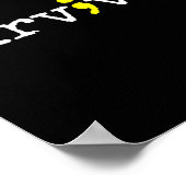 Poster Symbole de soutien à la sensibilisation au suicide (Coin)