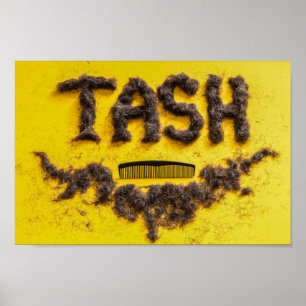 Poster Symbole de Tash de coiffeurs fait à partir des
