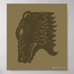 Poster Symbole de tête d'ours BEORN™
