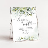 Poster Symbole de tombole de foliage eucalyptus