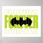 Poster Symbole de typographie de Batman (Devant)