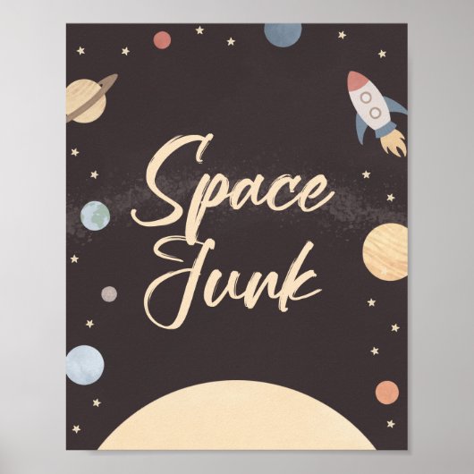 Poster Symbole d'enchaînement spatial de l'espace extra-a (Devant)