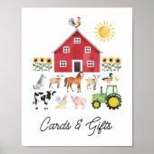 Poster Symbole des cartes et cadeaux d'anniversaire des a (Devant)