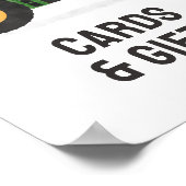 Poster Symbole des cartes et cadeaux d'anniversaire du tr (Coin)