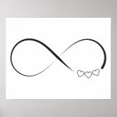 Poster Symbole des coeurs d'infini (Devant)