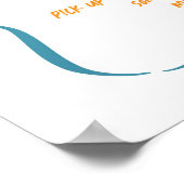 Poster Symbole des Diapeurs de nuit tardifs du Garçon tir (Coin)