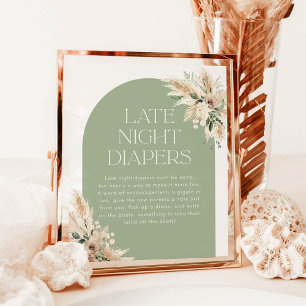 Poster SYMBOLE DES DIAPORATIONS DE LA NUIT TARDIVE Baby