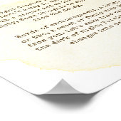 Poster SYMBOLE DES DIATEURS DE NUIT DU Baby shower D'Abei (Coin)