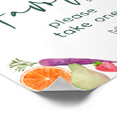 Poster Symbole des Faveurs de la douche du marché des fer (Coin)