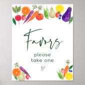 Poster Symbole des Faveurs de la douche du marché des fer (Devant)