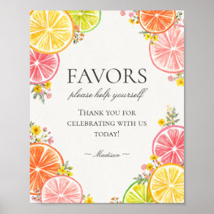 Poster Symbole des Faveurs de la petite croûte florale de