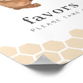 Poster Symbole des faveurs du premier jour d'abeille de l (Coin)