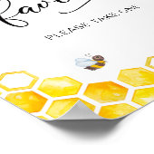 Poster Symbole des faveurs florales de l'abeille miel (Coin)