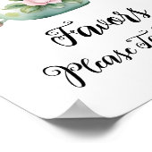 Poster Symbole des Faveurs Teapot Aquarelle Cute (Coin)