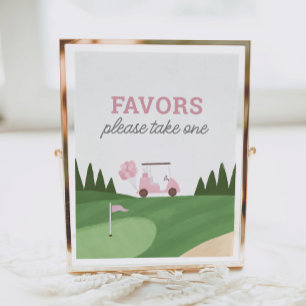 Poster Symbole des Fêtes d'Anniversaire de Golf
