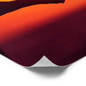 Poster Symbole des mains du coeur d'amour (Coin)