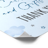 Poster Symbole des nuages d'avion Cartes et cadeaux d'ann (Coin)