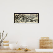 Poster Symbole des semences végétales 1894 (Cuisine)