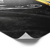 Poster SYMBOLE DEVINE YIN Yang EN OR égyptien (Coin)