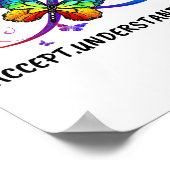 Poster Symbole d'infini Accepter Comprendre l'amour Neuro (Coin)