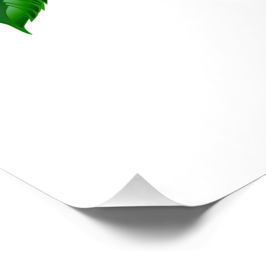 Poster Symbole d'infini avec Rose arc-en-ciel (Coin)